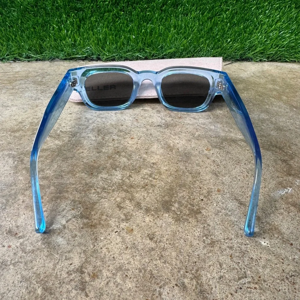Meller Sunglasses Gamal Azure Olive Blue GM-AZUREOLI Y2K Retro Streetwear